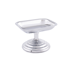 0024C - JABONERA DE PIE METAL CROMADO