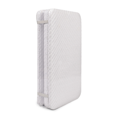 340BL - CESTO PARA ROPA DE RAFIA PLEGABLE BLANCO en internet