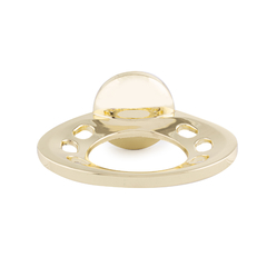 8405PB - PORTA CEPILLOS Y VASO "INFINITY BRONCE"