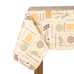 MANTEL VINILICO CON FELPA BLANCA #245