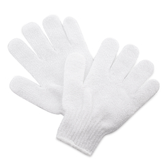 D04 - GUANTES EXFOLEANTES "BATH & BEAUTY"
