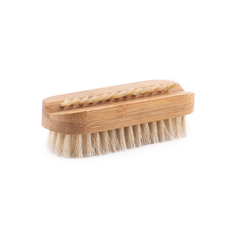 F026 - CEPILLO PARA UÑAS DOBLE "BAMBOO"