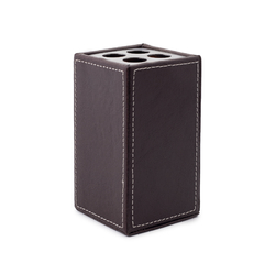 FK105B - PORTA CEPILLO PARA BAÑO "CUERO"