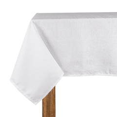 MANTEL "CUADROS" BLANCO #621