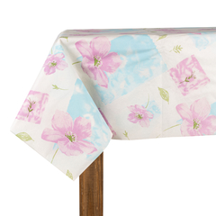 MANTEL PEVA CON FELPA BLANCA #357