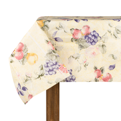 MANTEL PEVA CON FELPA BLANCA #391