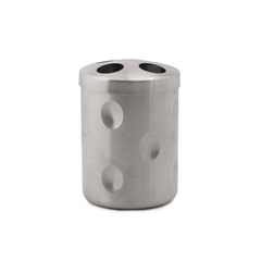 S0631C - PORTA CEPILLOS DE DIENTES DE ACERO INOXIDABLE "LUNA"