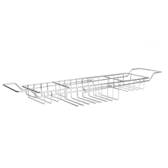 W0495 - ORGANIZADOR DE BAÑERA EXTENSIBLE METAL CROMO