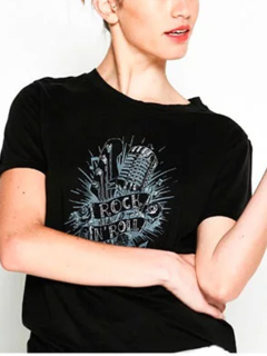 Remera Rock negra - comprar online