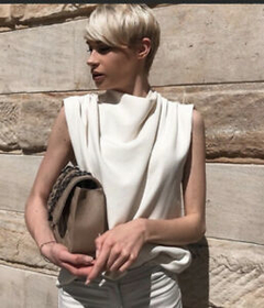 Blusa Neck blanca