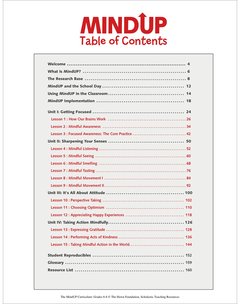 The MindUP Curriculum: Grades 6-8 - comprar online
