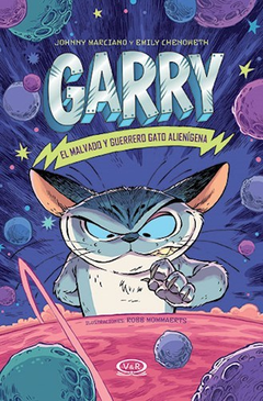 Garry el malvado y guerrero gato alienigena