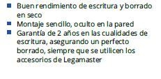 Pizarra blanca para uso regular Legamaster en internet