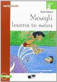 Mowgli learns to swim