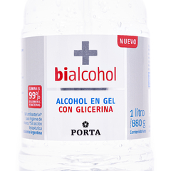 alcohol en gel. bialcohol. desinfectante. hipoalergenico. no toxico. neutro. dosificador. rapida absorcion.