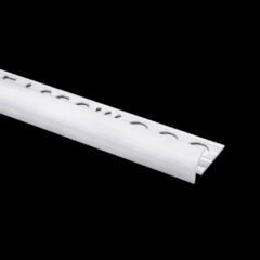 GUARDACANTO ALUMINIO PLATEADO MATE PARA PORCELANATO 12MMX2500MM