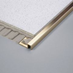 LISTEL  OMEGA ALUMINIO PLATEADO BRILLANTE 10X10X2500 - comprar online