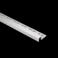 LISTEL  OMEGA ALUMINIO PLATEADO MATE 10X10X2500MM