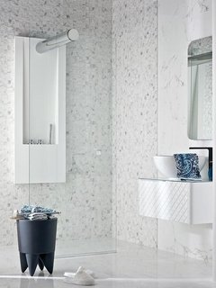 Venecita Revestimiento de Mármol Carrara para Baño y Cocina 30x30 - comprar online
