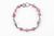 BRAZ/PULSERA TZONOT RAMAS + TURMAILNA ROSA