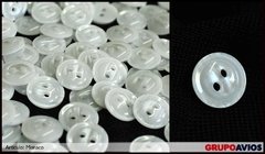 Boton de poliester med 22 ( 14 mm ) ( Art Monaco ) con 2 agujeros x 144 unidades