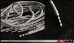PUNTERA METALICA para cordones x 500 unidades ( COLOR PELTRE ) en internet