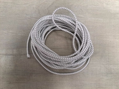 ELASTICO TUBULAR ( art 1956 ) de 2 mm de diametro - COLOR BLANCO con NEGRO x 100 metros - comprar online