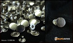 Broche resorte ( art 3583 ) de 15 mm - color niquel brillante x 200 unidades - material bronce ( NO OXIDA )