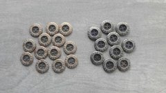 Boton de metal med 18 ( 11 mm ) ( art 12-3742 ) color A ELECCION x 1000 unidades - CON LOGO