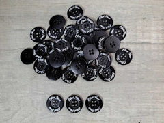 Boton de metal med 28 ( 18 mm ) ( art 3742 ) color a eleccion - X 1000 unid - con logo