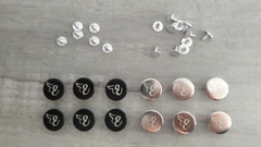 BOTON DE JEAN PLANO - med 17 mm - ( Art 12-3807 ) CON LOGO X 1000 UNID. - tienda online