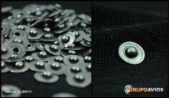 Atraque de 9 mm ( art 3809 ) color Plata Vieja x 1000 unidades - ideal para jeans