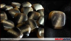 Boton de poliester med 54 ( 34 mm ) ( Art Fizz ) COLOR MARRON x 144 unidades