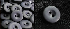 Boton de poliester med 24 ( 15 mm ) ( Art Mejico ) color negro x 144 unidades
