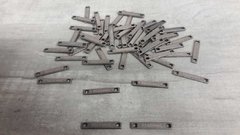 chapita con logo - Medida 25 x 4 mm ( Art 3854 ) x 1000 unidades - SISTEMA LASER en internet