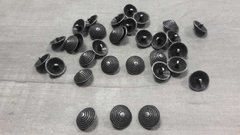 Boton de metal med 24 ( 15 mm ) ( Art 20069 ) color PLATA VIEJA x 72 unidades - PIRAMIDE - CON PIE