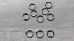 Arandela de metal ( art 20226 ) med 13 mm - color Niquel Brillante x 200 unidades