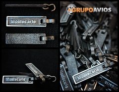 TIRACIERRE DE METAL CON LOGO X 1000 UNIDADES - consultar medidas y colores de metal