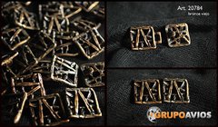 Alamar de metal ( ART 20784 ) color BRONCE VIEJO x 24 unidades