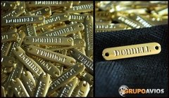 chapita con logo - Medida 30 x 6 mm x 1000 unidades en internet