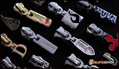 TIRACIERRE DE METAL CON LOGO X 1000 UNIDADES - consultar medidas y colores de metal