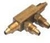 Niple Union Cuadruple De Bronce 22-509 Yaccuzzi
