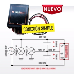 Equilibrador de baterias para conjuntos 12v+12v EQUIBATT en internet