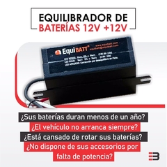 Equilibrador de baterias para conjuntos 12v+12v EQUIBATT - comprar online