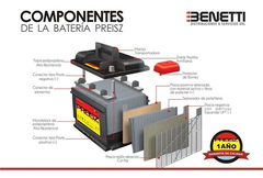 Bateria 12x90 Preisz - Toyota Hilux - Benetti Distribuciones y Servicios