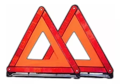 Baliza Triangulo Reflectiva Con Pie De Seguridad