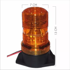 Baliza Intermitente electronica Multitensión 12V a 90V Ambar solutronic