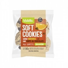 Galletitas SIN TACC - Soft Cookies - Naranja con Chips de Chocolate - ViaVita - 50 g - comprar online