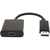 ADAPTADOR DE VIDEO DISPLAYPORT MACHO PARA HDMI FEMEA