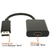 ADAPTADOR DE VIDEO DISPLAYPORT MACHO PARA HDMI FEMEA - comprar online